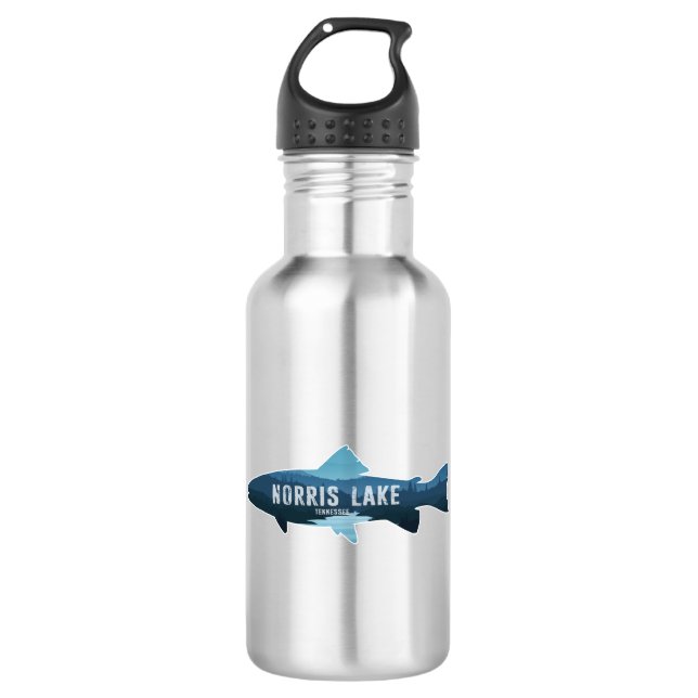 Norris Lake Tennessee Fish 532 Ml Water Bottle (Front)