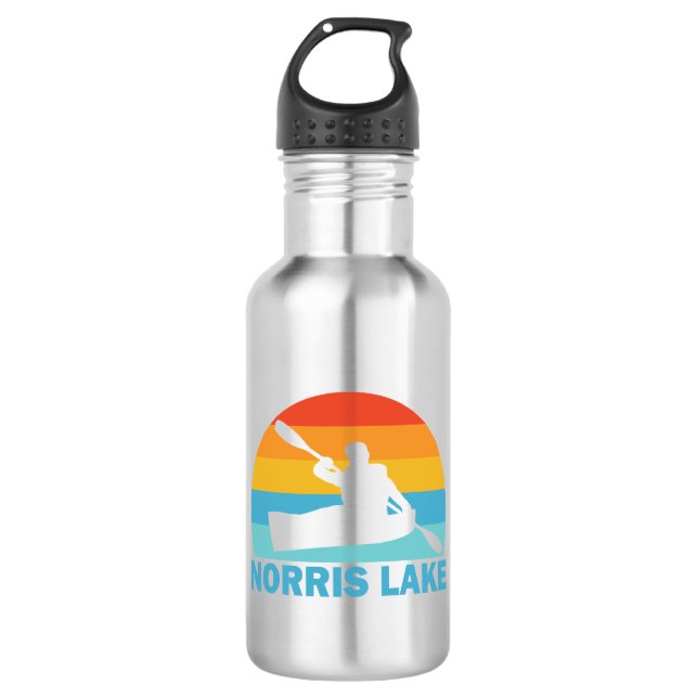 Norris Lake Tennessee Kayak 532 Ml Water Bottle (Front)