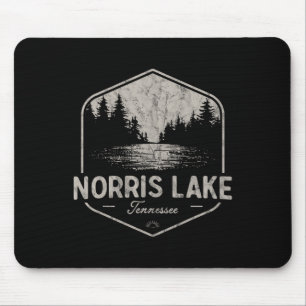 Norris Lake Tennessee Outdoors Vintage Mouse Mat