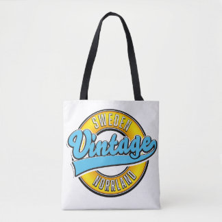 Norrland Sweden vintage style logo Tote Bag