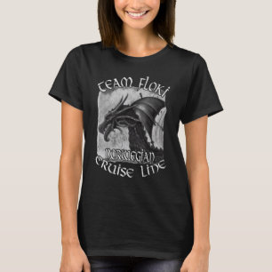 Norse Dragon Boat Team Floki Norwegian Cruise Line T-Shirt
