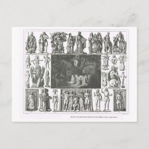 Norse, Gaul and Celtic gods Postcard
