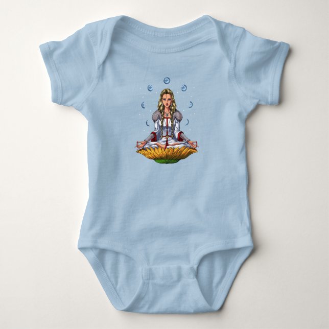 Norse Goddess Freyja Baby Bodysuit (Front)