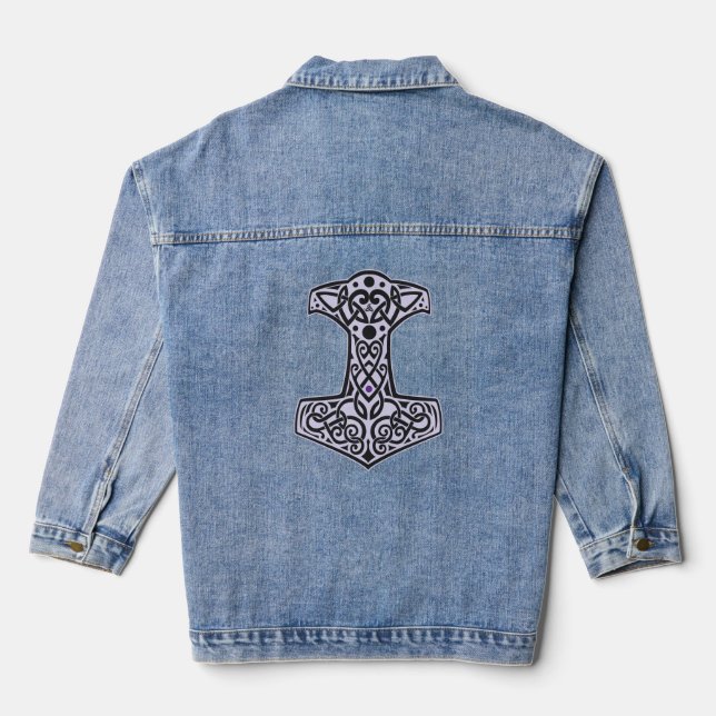 Norse Hammer Denim Jacket (Back)