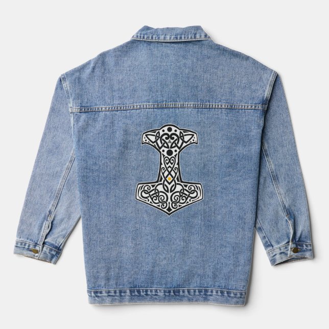 Norse Hammer Denim Jacket (Back)