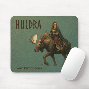 Norse Huldra Forest Woman Mouse Mat