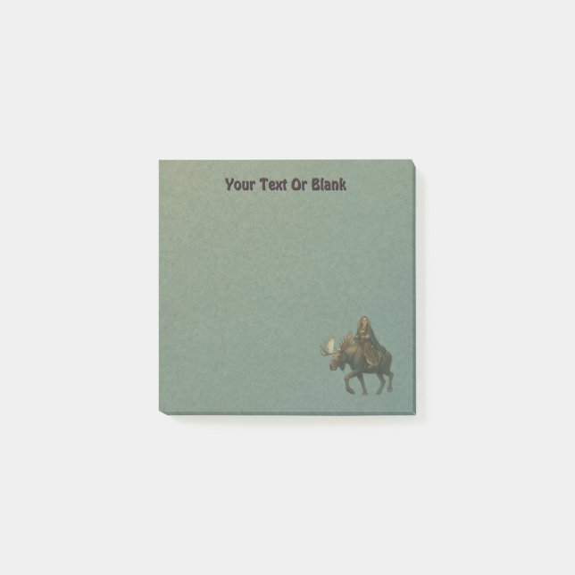 Norse Huldra Forest Woman Post-it Notes (Front)