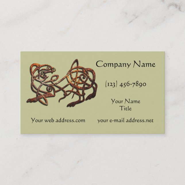 Norse Lion Business Card (Front)