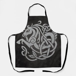 Norse Mythic Horse Knot Design Apron