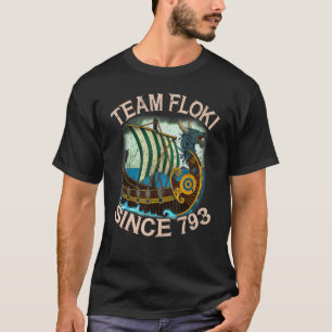 Norse Mythology Viking Ship Team Floki Since 793 V T-Shirt