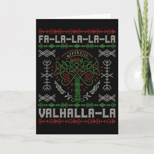 Norse Mythology - Viking Yule - Yggdrasil Christma Card