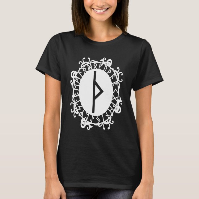 Norse Rune Giant THURISAZ Viking Rune Symbol Celti T-Shirt (Front)