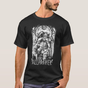 Norse Viking Allfather Odin Valhalla Nordic Pagan  T-Shirt