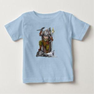 Norse Viking God Odin Baby T-Shirt