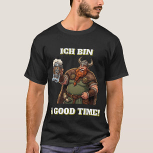 Norse Viking Graphic Illustration – "A Good Time" T-Shirt