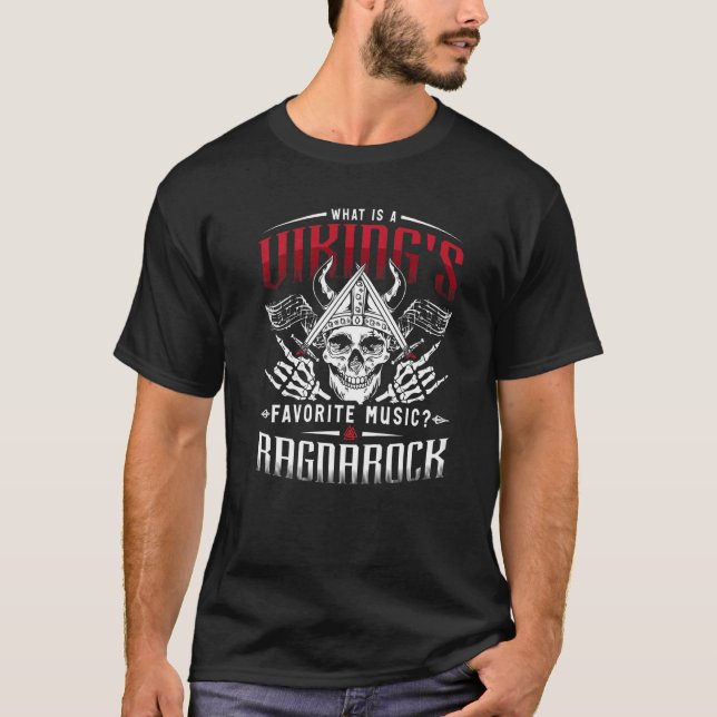 Norse Viking Mythology Apparel for Viking Warriors T-Shirt (Front)