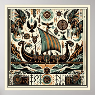 Norse Vikings: A Saga of Ancient Sea Poster