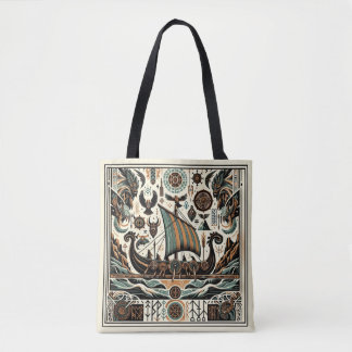 Norse Vikings: A Saga of Ancient Sea Tote Bag