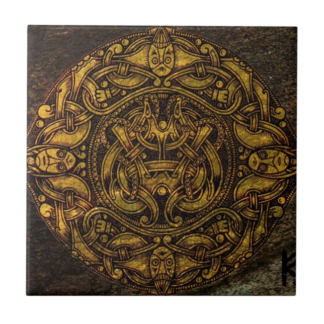 NORSE VINTAGE ART TILE (Front)