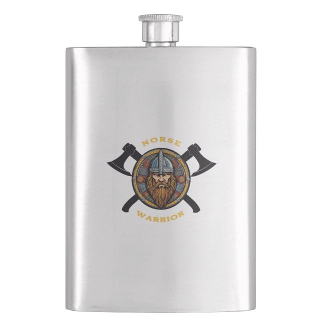 Norse Warrior Flask (Front)