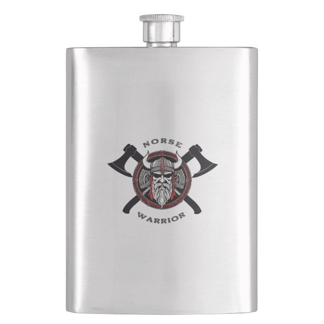 Norse Warrior Flask (Front)