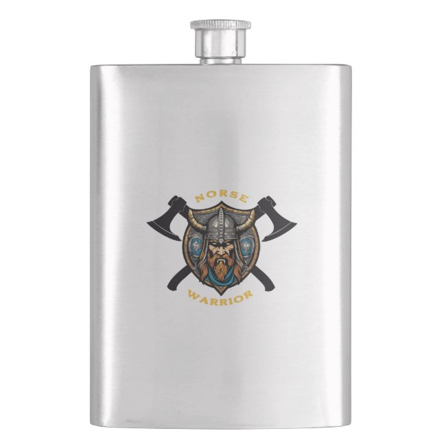 Norse Warrior Flask (Front)