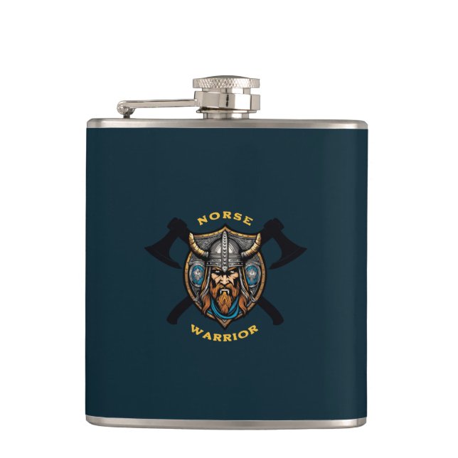 Norse Warrior Flask (Front)