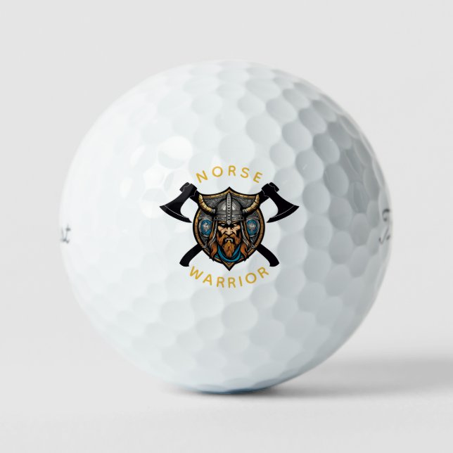 Norse Warrior Golf Balls (Front)