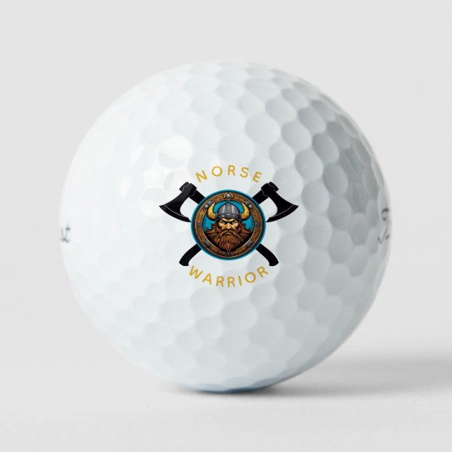 Norse Warrior Golf Balls (Front)