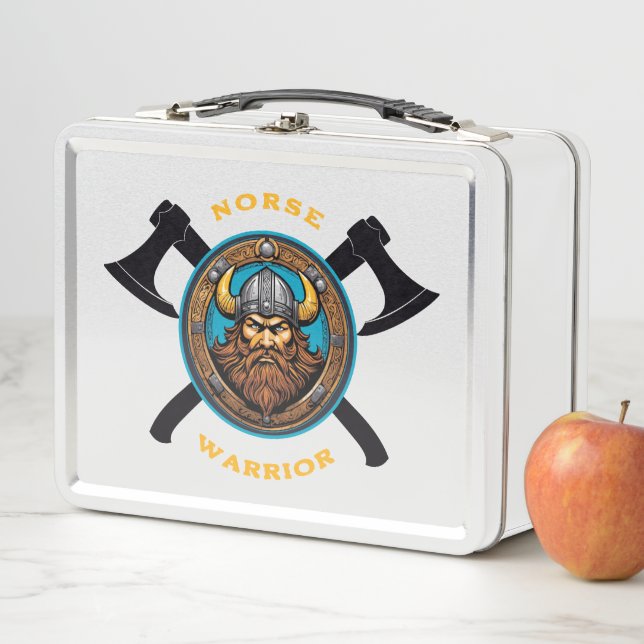 Norse Warrior Metal Lunch Box (In Situ)