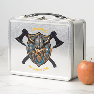 Norse Warrior Metal Lunch Box
