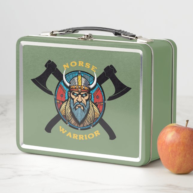 Norse Warrior Metal Lunch Box (In Situ)