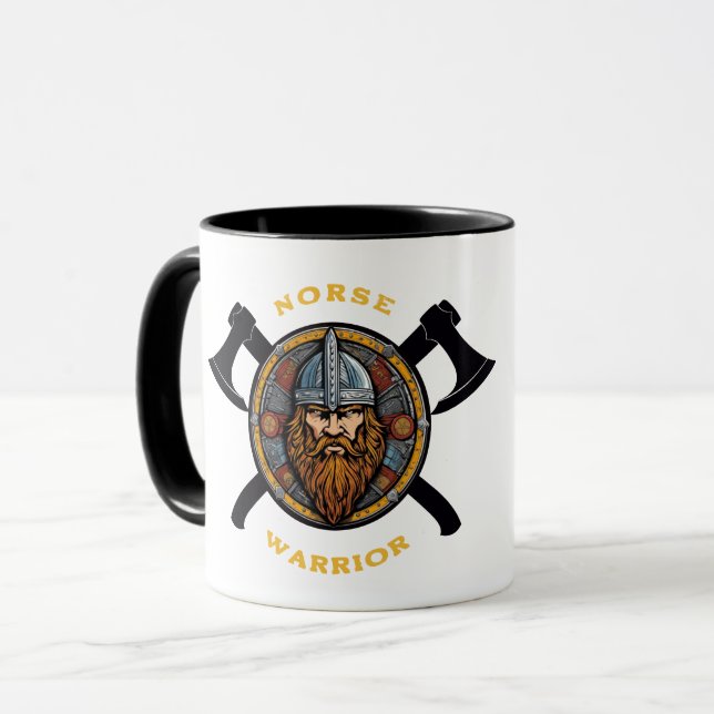 Norse Warrior Mug (Front Left)
