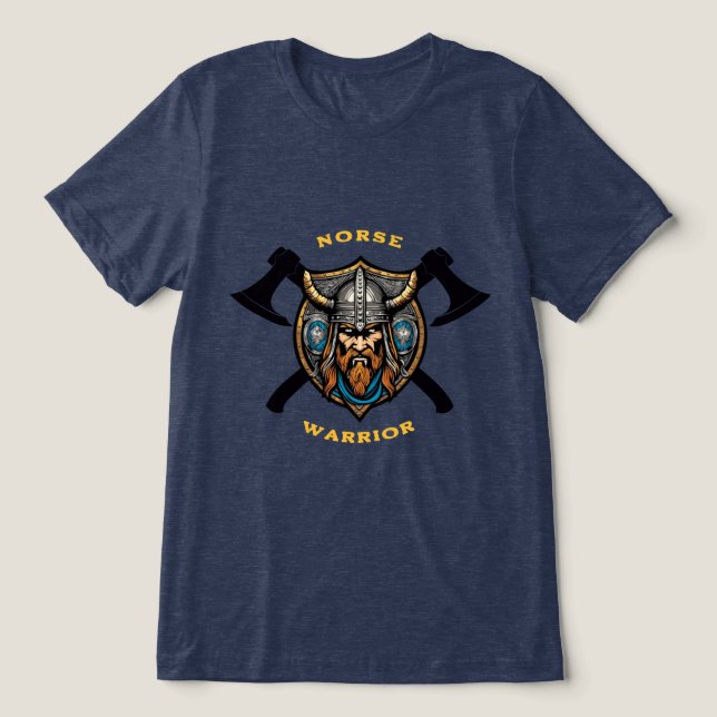 Norse Warrior Tri-Blend Shirt (Design Front)