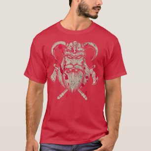 Norse Warrior Viking Helmet Nordic T-Shirt