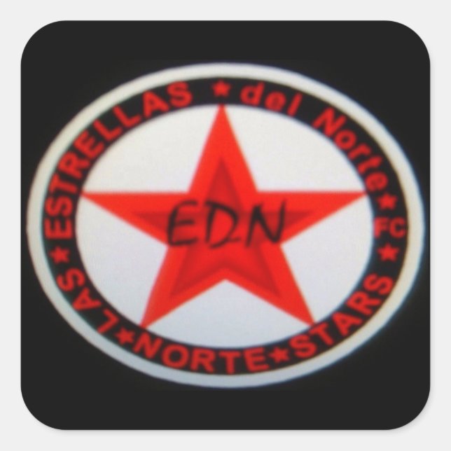 norte_stars square sticker (Front)
