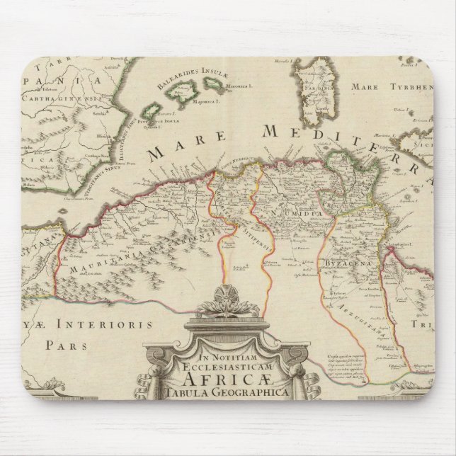 North Africa 3 Mouse Mat (Front)