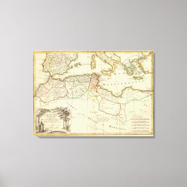 North Africa Canvas Print (Front)