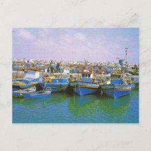 North Africa, Jerba, Tunisia, traditional boats Postcard