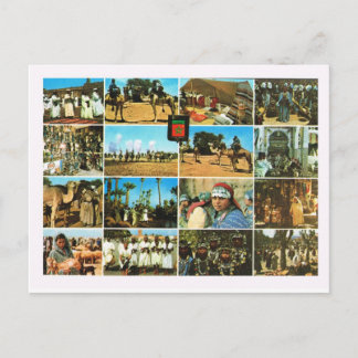 North Africa, Morocco, Marrakesh, Multiview Postcard