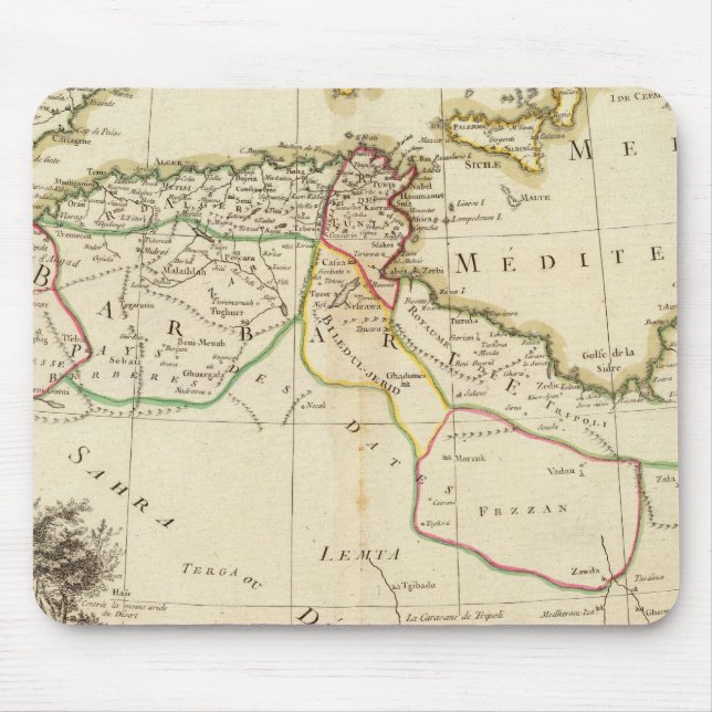 North Africa Mouse Mat (Front)