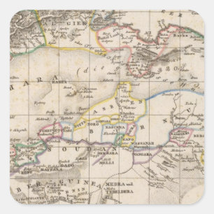 North Africa Square Sticker