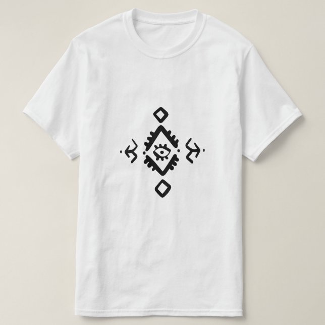 North African Algerian Amazigh Evil Eye T-Shirt (Design Front)