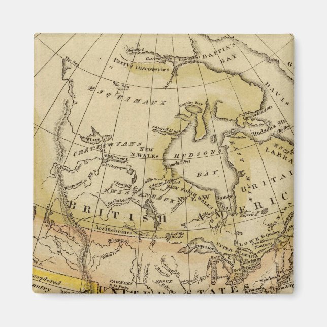 North America 10 Magnet (Front)