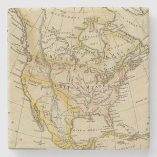 North America 10 Stone Coaster