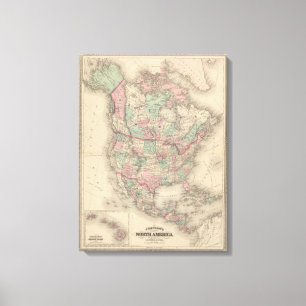 North America 14 Canvas Print