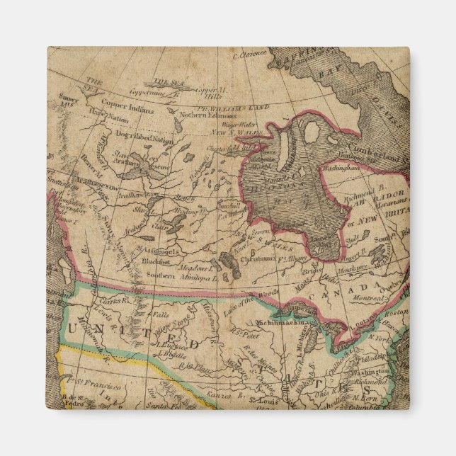 North America 14 Magnet (Front)