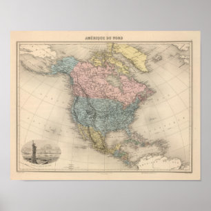 North America 14 Poster