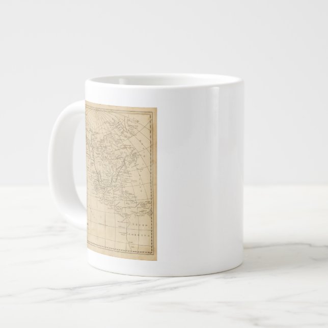 North America 15 Large Coffee Mug (Front Left)