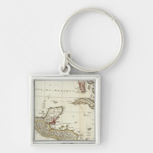 North America 1763 Boundaries Key Ring